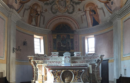 Le Maître-autel d'Ignazio Saverio Raffalli (1767) restauré par l'atelier de Maria-Teresa Donetti