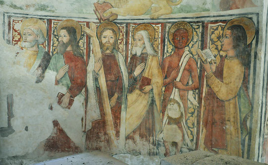 Gavignano - Chapelle San Pantaleon - Collège des Apôtres