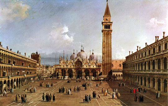 Piazza San Marco - Canaletto - 1730
