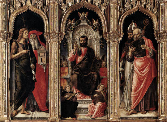 Venise - Frari - triptyque de Saint Marc - Vivarini