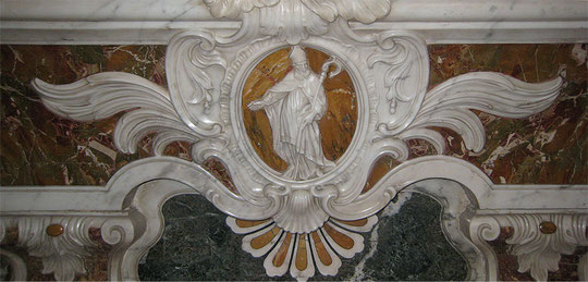 Le devant de l'autel avec Saint Blaise