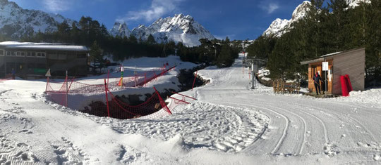Nouveaux équipements : remonte-pente, tapis roulant et canons à neige