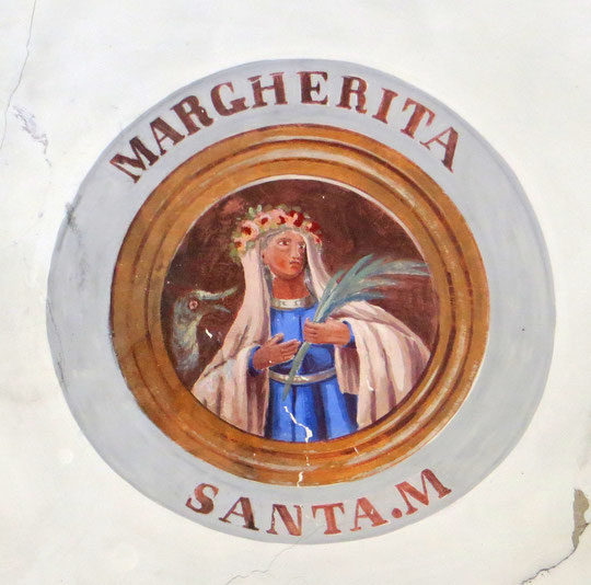 Carcheto-Brustico - Eglise Saint-Joseph - décor (mal) peint - le dragon comme un canard ! 