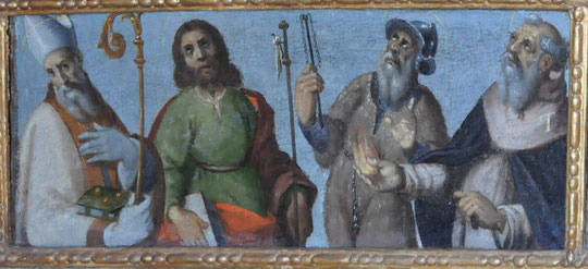 Tomino - St Nicolas, St Jacques le Majeur, St Fidèle (?), St Antoine Abbé