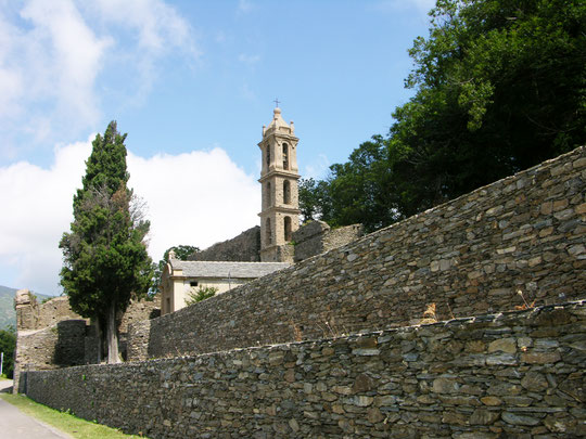 Casabianca - Couvent Saint-Antoine abbé où se tint la Cunsulta où Pascal Paoli fut proclamé "babbu di a patria" le 15 juillet 1755