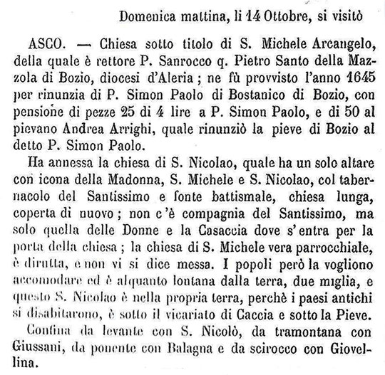 Visite pastorale 1646