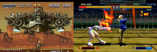 Metal Slug X y Bloody Roar 2