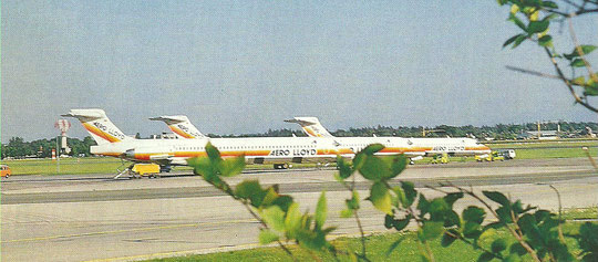 Zwei MD-87 und eine MD-83/Courtesy: Aero Lloyd
