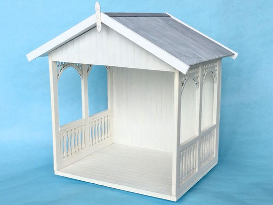 Bastelanleitung Miniatur-Gartenhaus