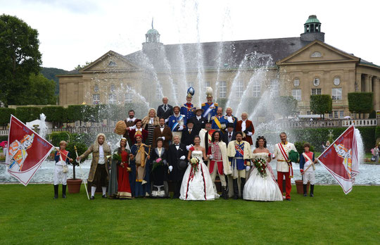 Historische Persöhnlichkeiten beim Rakoczyfest in Bad Kissingen -  Copyright: Bayer. Staatsbad Bad Kissingen GmbH