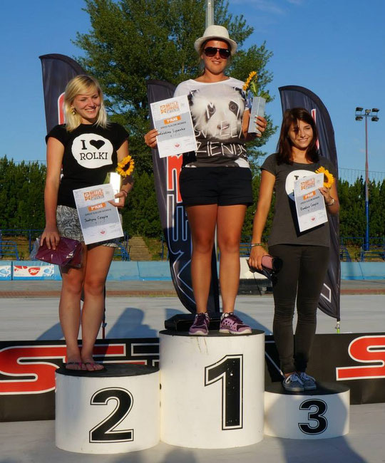 Women's Speed Slalom podium / Credit : SlalomTimTeam