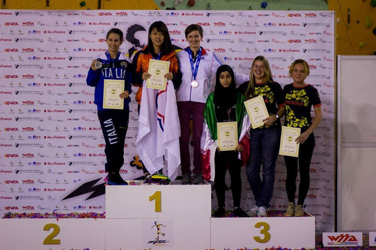 WFSC 2014 Speed Slalom Senior Women podium by Ksenija Komarchuk