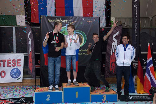 Timchenko brothers at the podium of the EFSC2014