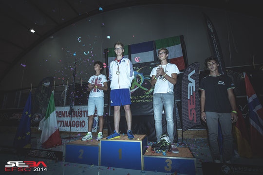 Junior Men Classic podium. Credit : Anthony Finocchiaro