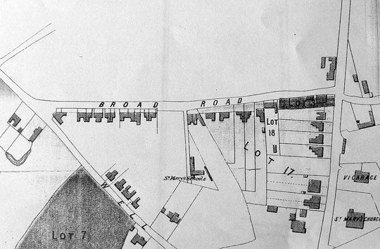 1875 Cook Estate map extract
