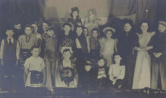 The Bible Club panto, Jack and the Beanstalk, c. 1947 (thanks to Dennis Simons for this photo)