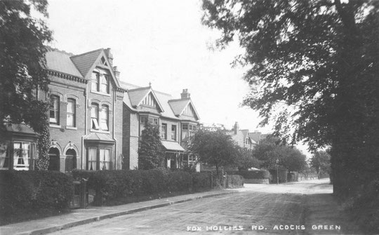 Houses near Westfield Road, c. 1905 (thanks to Peter White)