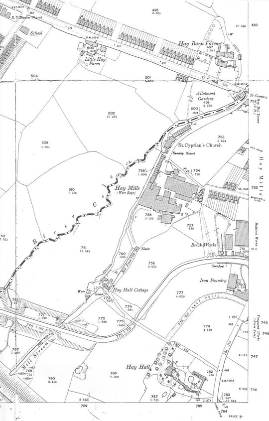 O.S. map extract, 1904