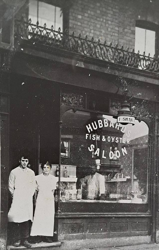 Number 1057, c. 1910. Hubbards were there into the early 1950s (Hay Mills Project)