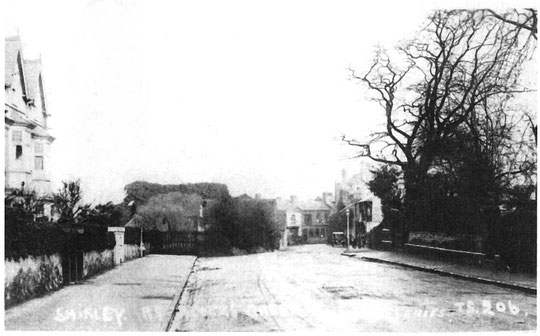 A view from the south of the end of Shirley Road (Birmingham Libraries)