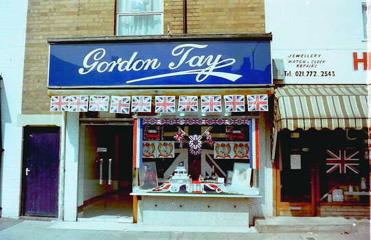 Number 1088, with a Charles and Di display, 1981 (Brian Matthews). Tays were there from around 1920