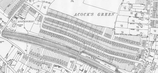 Alexander Road, 1916 map