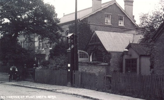 Flint Green Road near the Warwick Road, c. 1905 (Thanks to Peter White for this image)