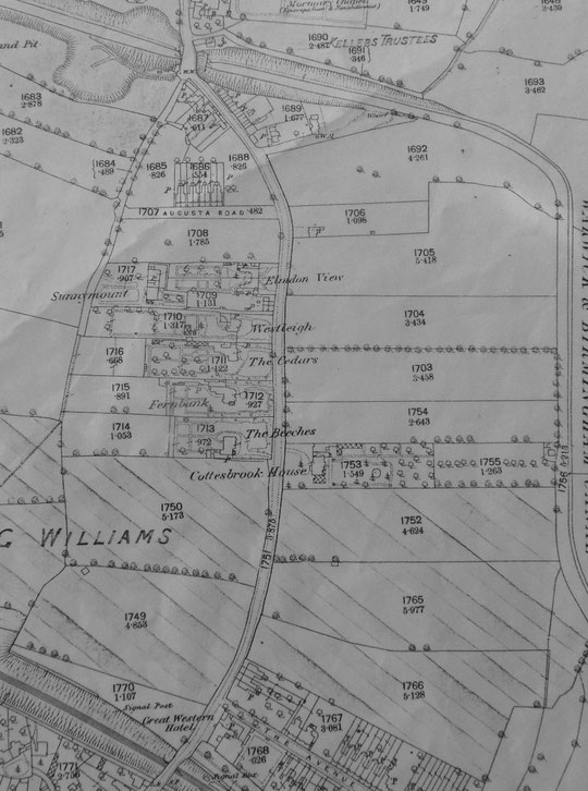 Extract from the 1888 O.S. map (Birmingham Libraries)