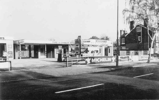 The garage next to number 109 in 1976 (Birmingham libraries)