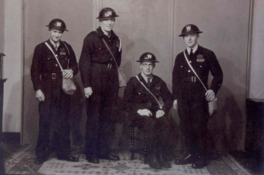 A.R.P. wardens from Acocks Green (thanks to Peter Sherwin for this image)