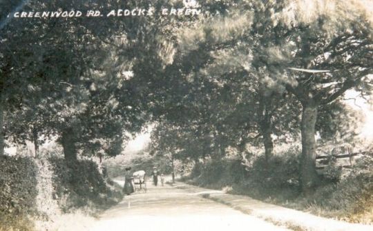 Greenwood Road c. 1905. This became part of Olton Boulevard East when built up