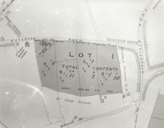 Extract from a sale catalogue of Waterloo Farm, 1907 (Birmingham Libraries)