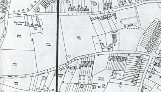 Ordnance Survey 1916 (extract)