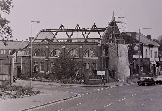 Being demolished, 1984 (Hay Mills Project)