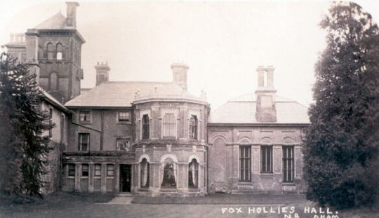 Fox Hollies Hall, c. 1900