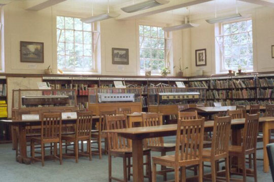 The Study Area in 2005 (formerly the Children's Library), also used for concerts until 2012