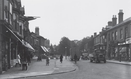 Warwick Road at Station Road, 1936 (Birmingham Libraries)