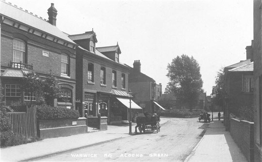 The first shops after Dudley Park Road, c. 1902. The 1914 Post Office building was built in the gap c. 1914 (thanks to Peter White)