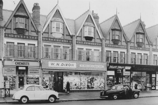 Part of the row near Oxford Road, 1960 (Birmingham Libraries)