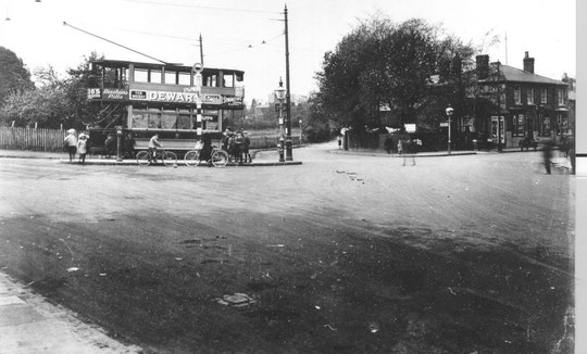 The original end of Westley Road, 1923 (Birmingham Libraries)
