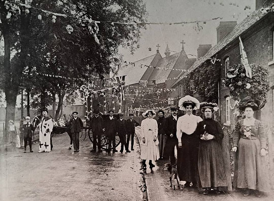 Wireworks celebrations, perhaps 1901 (Hay Mills Project)