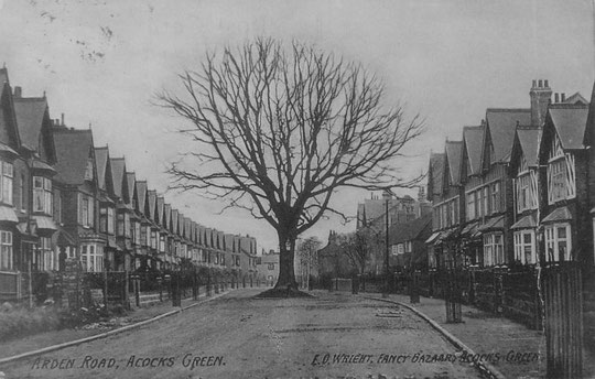 Arden Road, a similar view, with the tree prominent