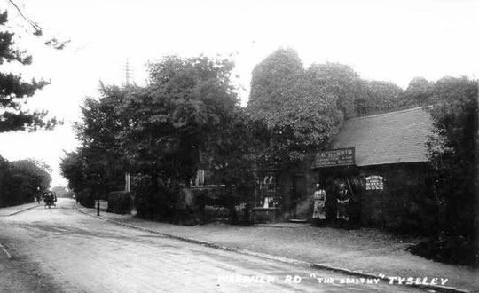 The smithy opposite Stockfield Road