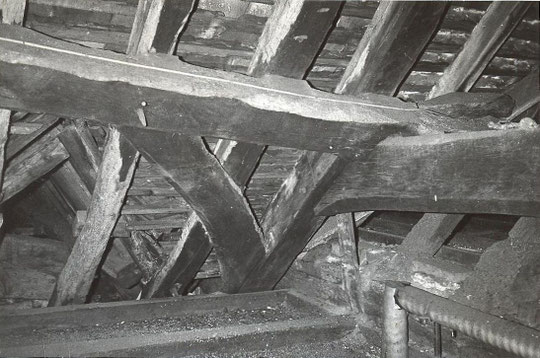 5. Roof construction showing roof above porch