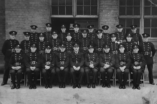 National Fire Service, Acocks Green, dated as 1943, and produced by the Warwick Studio, 32 Shirley Road. This photo was kindly sent to us from Michigan by Mr.  David Doss