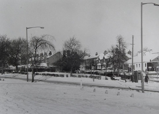 The laundry is now Initial Services in this image from 1982 (Mike Wood)