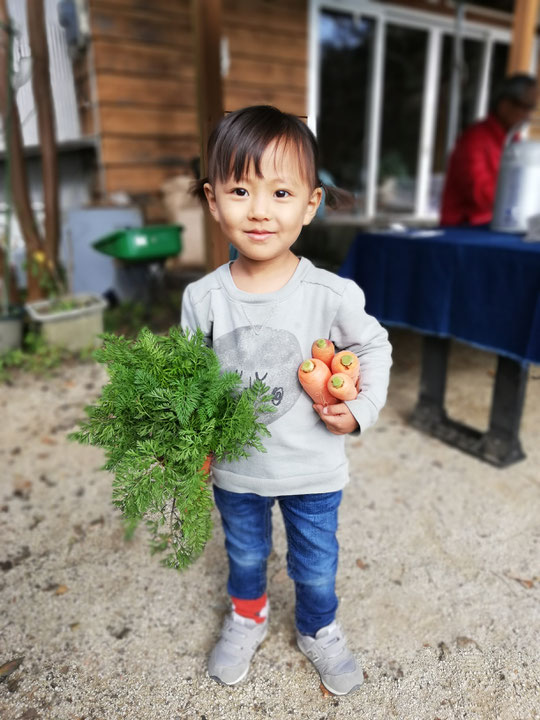 陶芸家　焼き物　陶芸作品　茨城県笠間市　土鍋作品　粉引き作品　自宅展　オープンアトリエ　はだし有機農園　無農薬野菜　人参