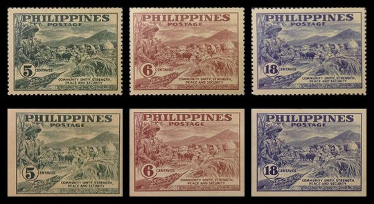 Mga Selyo ng Pilipinas: Marso 31, 1951 - Kampanya para sa Pondo ng Kapayapaan - Set ng 6 na selyo – Philippine stamps