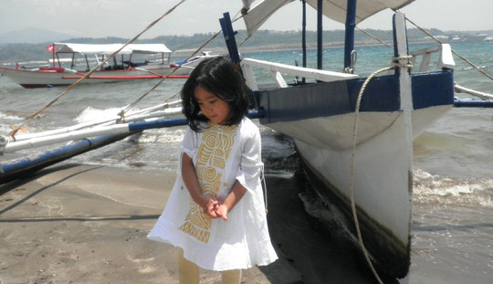 My Little Angel Gabby along the Seashore of Waterfront Area
