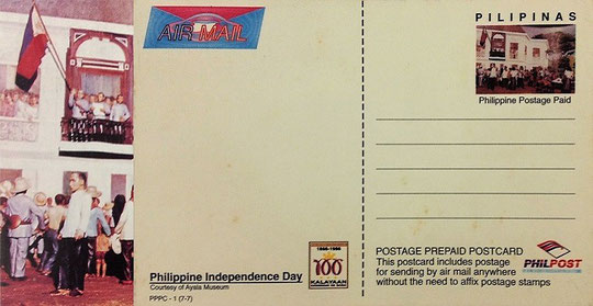 Philippines, Postal Card for Topical and Thematic Stamp Collecting
